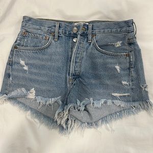 Agolde Parker Vintage denim shorts size 26
